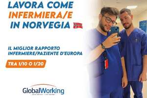 Global Working seleziona infermieri per incarichi in Norvegia