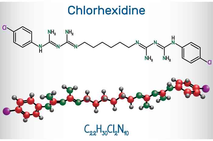 Clorexidina disinfettante ad azione antisettica