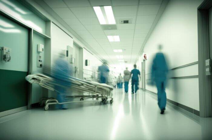 corridoio ospedale infermieri