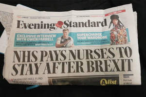 NHS pagherà gli infermieri per restare dopo la brexit