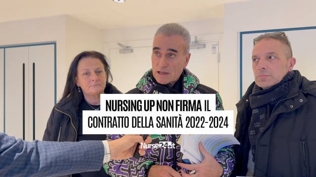 Contratto Sanità 2022-2024: Nursing Up non firma e l'accordo salta