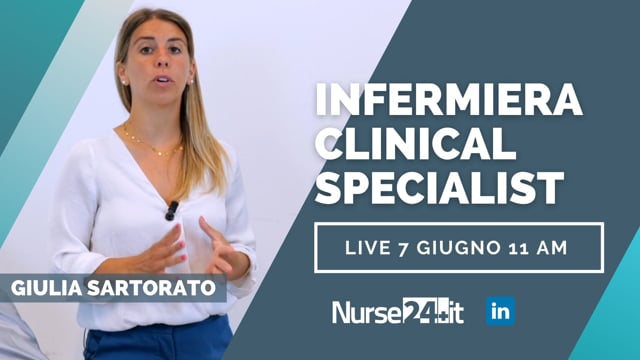 Infermiera Clinical Specialist cosa fa Giulia Sartorato