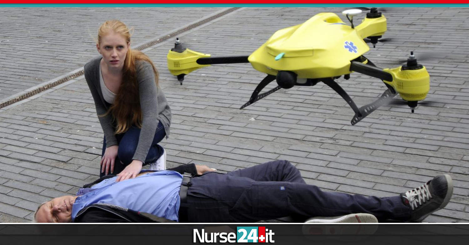 Il defibrillatore arriverà con il Drone