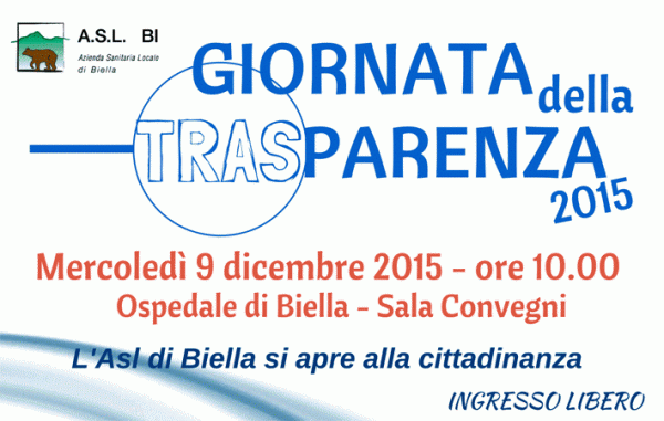 Giornata della Trasparenza a Biella