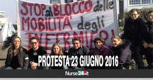 Sit-In di protesta 23 giugno a Napoli per sblocco mobilità Infermieri